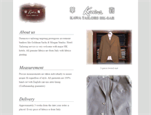 Tablet Screenshot of kawa-tailors.com